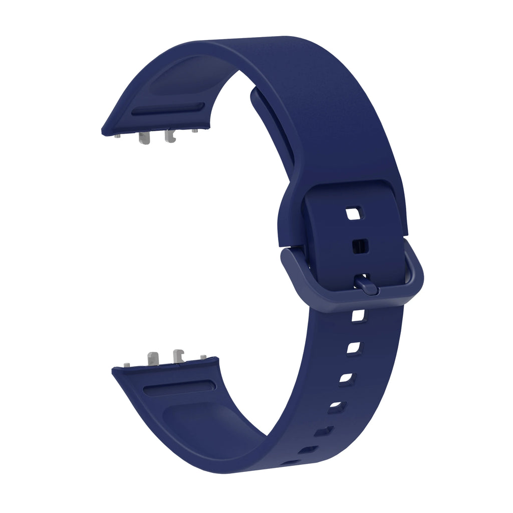 Silicone Strap & Case for Samsung Galaxy Fit 3 SM-R390 Smartwatch Band & Case Oasis Select Dark Blue Strap