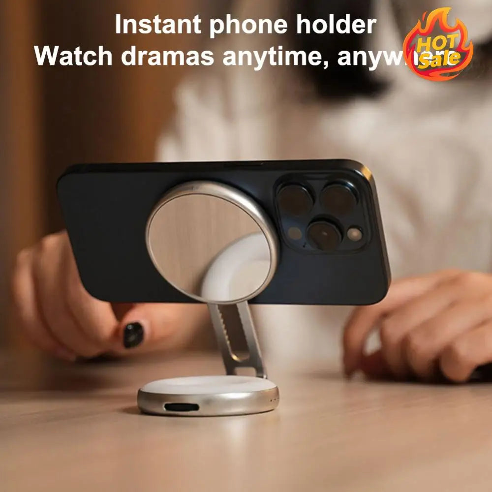 Magnetic Selfie Light with Mirror Phone Light Rechargeable Travel LED Cell Phone Light for Selfies/Photography/Video Conference Oasis Select