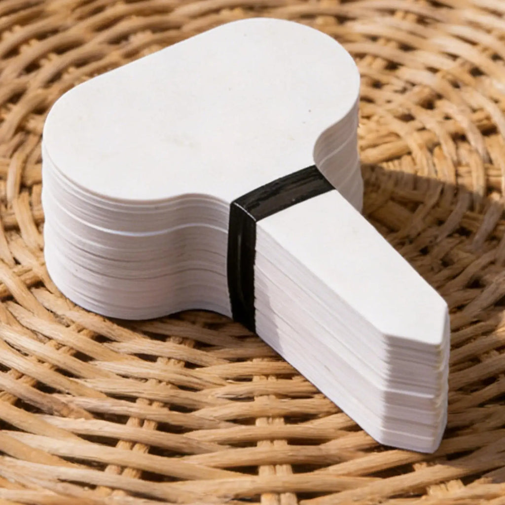 100Pcs Garden Tags White Garden Labels Plant Waterproof Classification Sorting Sign Tag Ticket Plastic Writing Plate Board Oasis Select