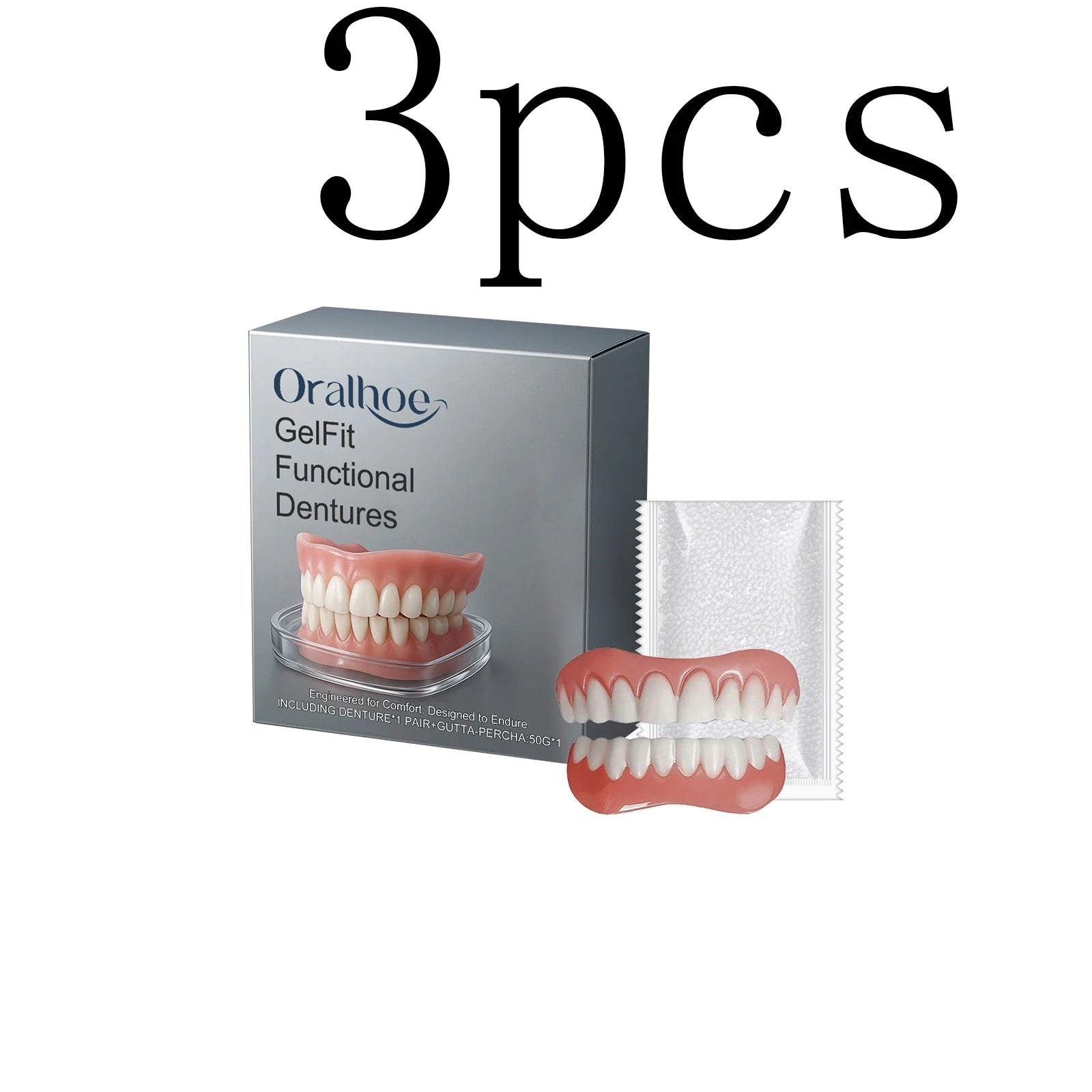 Denture Decoration Set – Covers Teeth Gaps & Boosts Smile