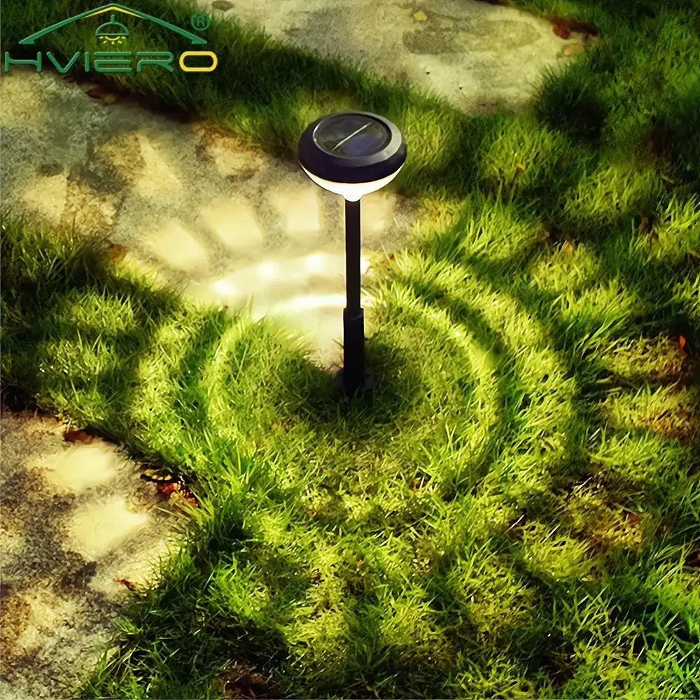 Solar Shadow Lawn Lamp IP65 Waterproof Garden Ground Light