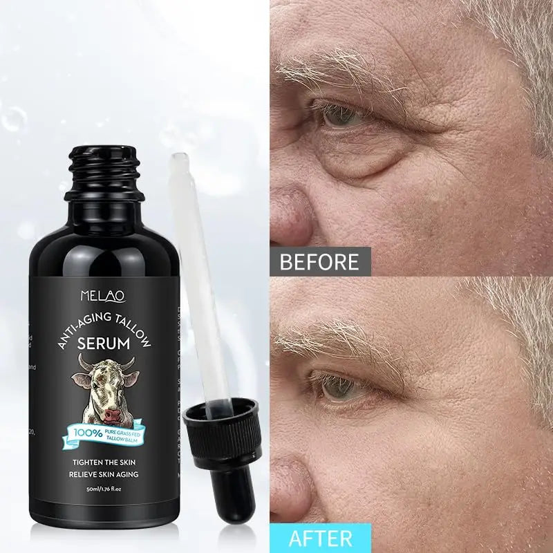 Men's Grass-Fed Tallow Face Serum – Anti-Aging & Firming