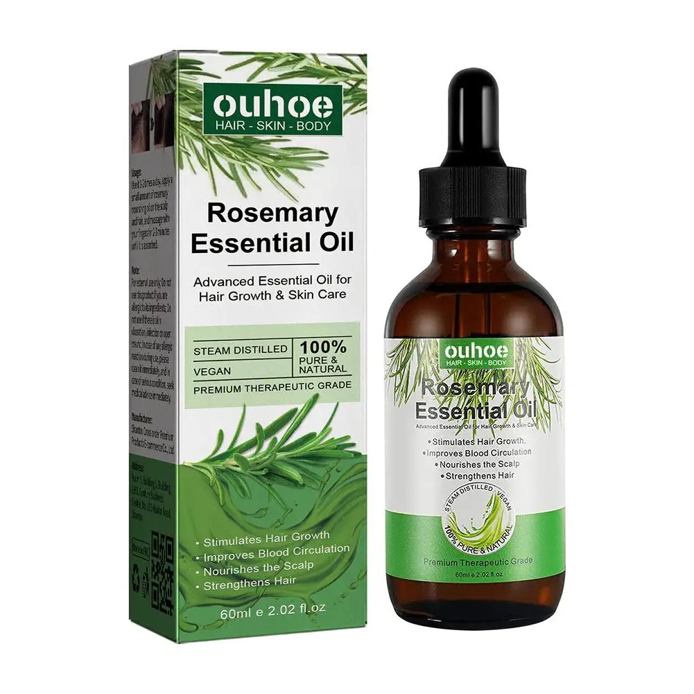 Rosemary Essential Oil with Dropper, 1/3PCS Rosemary Oil for Hair Growth, Hair Strengthening, Nourishing & Volumizing Refreshing Oasis Select 1PCS