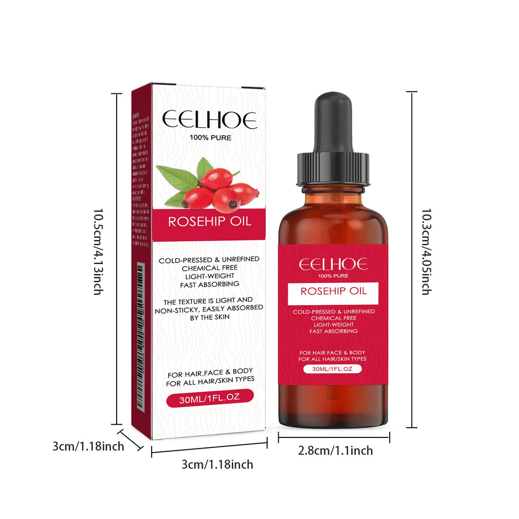 EELHOE Rosehip Facial Essential Oil Fade Fine Line Lifting Firming Repair Smooth Moisturizing Whitening Nourishing Skincare Oil Oasis Select
