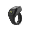 BT5.4 Smart Ring Counter Adjustable Sizes 18mm 20mm 22mm OLED Display Ring Counters Rechargeable for Vibration Prayer Reminders Oasis Select Black China Mainland