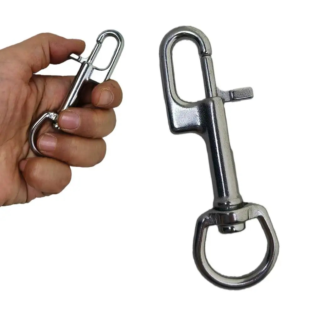 1/3/5pcs 92mm Heavy Duty Marine-Grade 316 Stainless Steel Swivel Eye Bolt Snap for Marine Boat Scuba Diving Safety Snap Hook Oasis Select