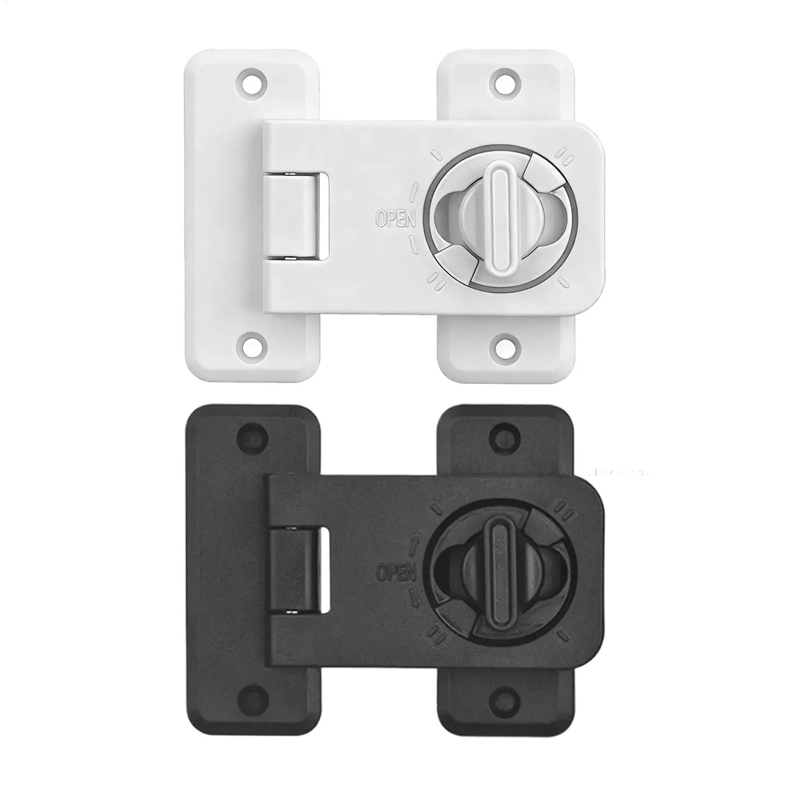 Keyless Adhesive Fridge Door Lock Child Proof Latch Refrigerator Oven Lock for Home Kitchen Cabinet Drawer Family Kids Safety Oasis Select