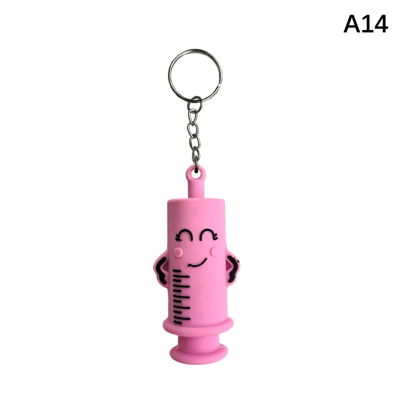 Paw Print Girl Shaped Ampoule Bottle Opener Keychain Rubber Cutter Aid Medication Vial Breaker Tool For Home Nurses And Doctors Oasis Select A14