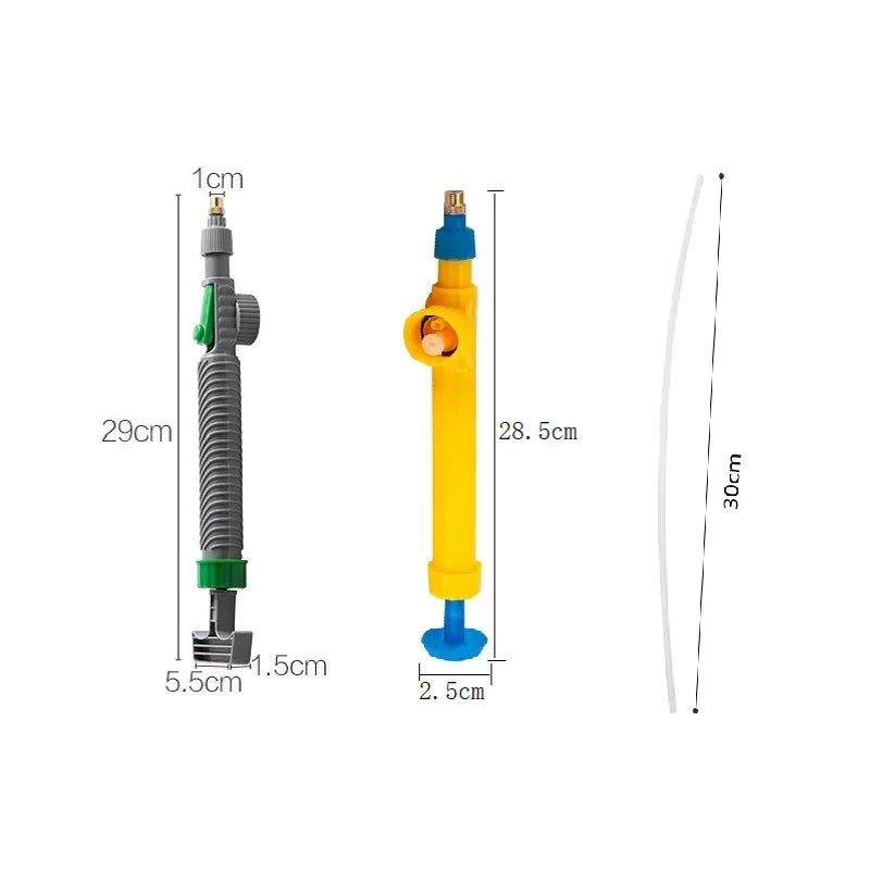 High Pressure Air Pump Manual Sprayer Adjustable Drink Bottle Spray Head Nozzle Garden Watering Tool Sprayer Agriculture Tools Oasis Select