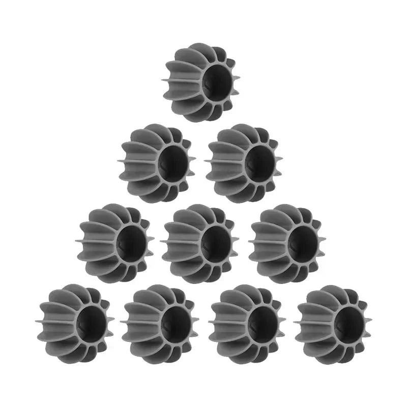 Laundry Ball Reusable Clothes Hair Cleaning Tool Pet Hair Remover Washing Machine Cat Hair Catcher Laundry Ball Oasis Select 10 pcs grey