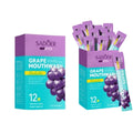 SADOER Grape Mouthwash 20 x 10ml – Fresh Breath Pods Mouthwash Pods Oasis Select Putao dozen adults