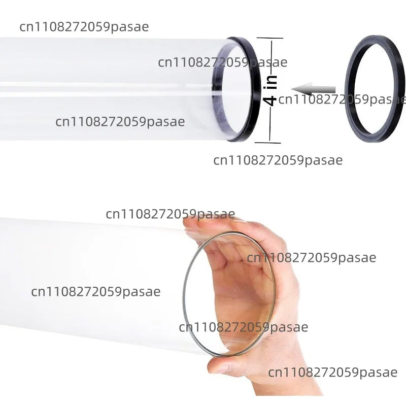Gas Heater Glass Tube Replacement with Silicone Washer