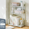 Bookshelf Simple desk shelf Children's combination book Desktop storage Student dormitory small bookcase Simple and modern Oasis Select White 3-38