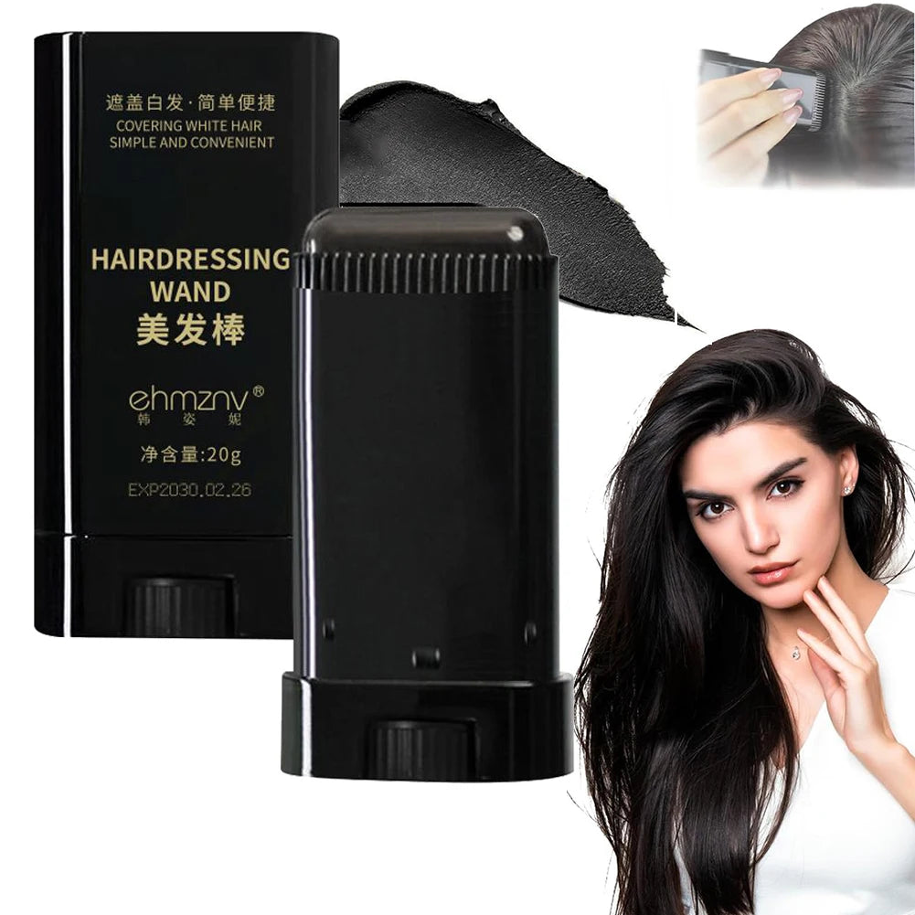 2-in-1 Instant Comb Hair Dye, Touch up Comb, Waterproof Sweat proof Hair Dye Comb for Gray Hair Coverage Beard Hair Color Stick Oasis Select