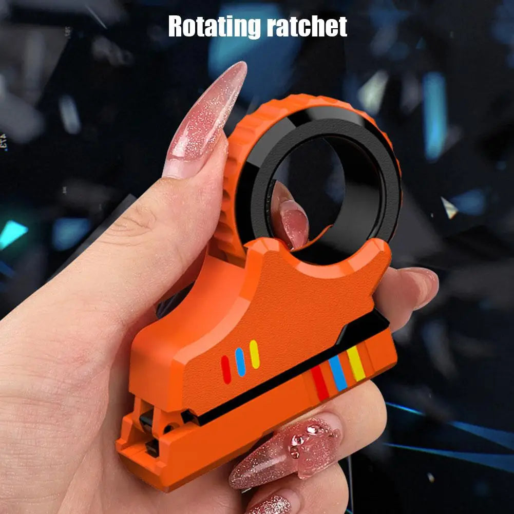 Rotary Finger Sliders Fidget Toy Office Pressure Relief Slider Ratchet Finger Fidget 3D Printed Fidegt ToysFingertip Textured Oasis Select