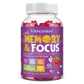 Focus Gummies for Kids & Teens | Ginkgo Biloba, Non-GMO Kids Focus Supplement Oasis Select 60 count-1 bottle