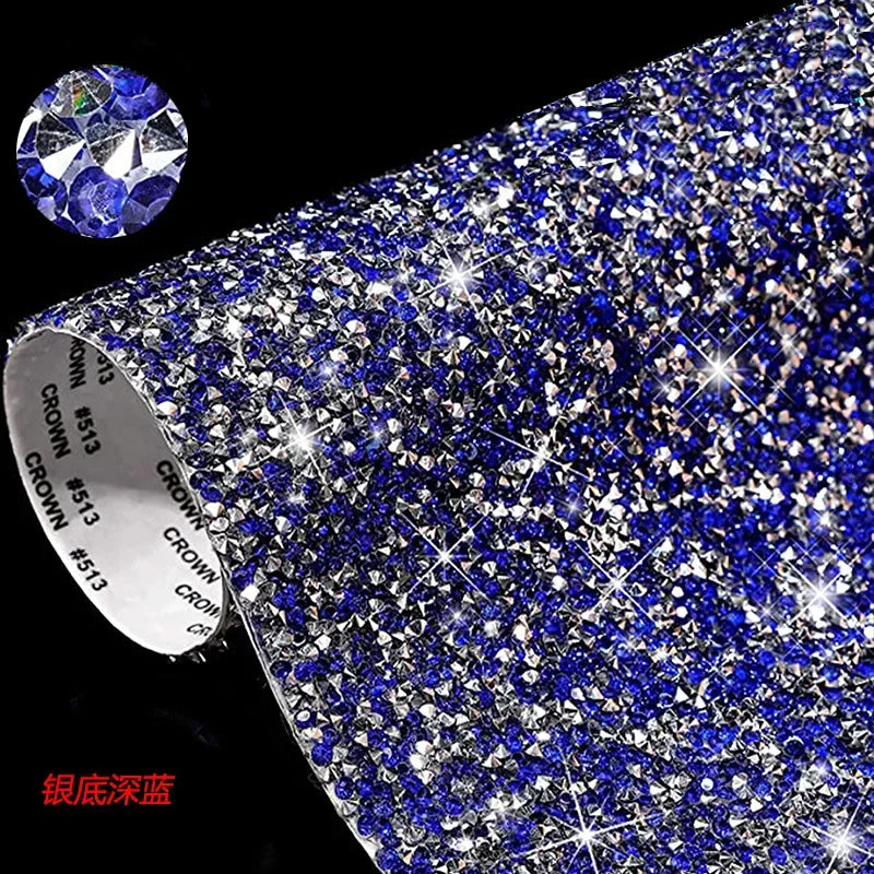 Mobile Phone Case Accessories Rhinestone Sticker Shoe Bag Car Decoration Accessories Diy Self-adhesive Drill Sticker Oasis Select I 24 x 40cm