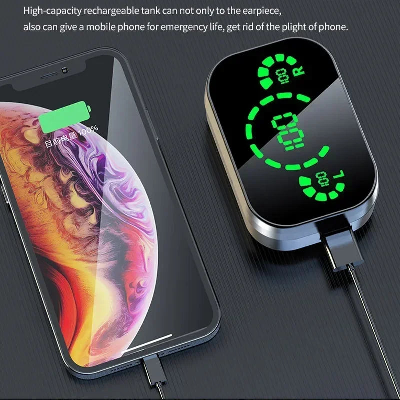 TWS Wireless Bluetooth Headset with Mic Earbuds Charger Box LED Fone Bluetooth Earphones Wireless Headphones for smartphones Oasis Select