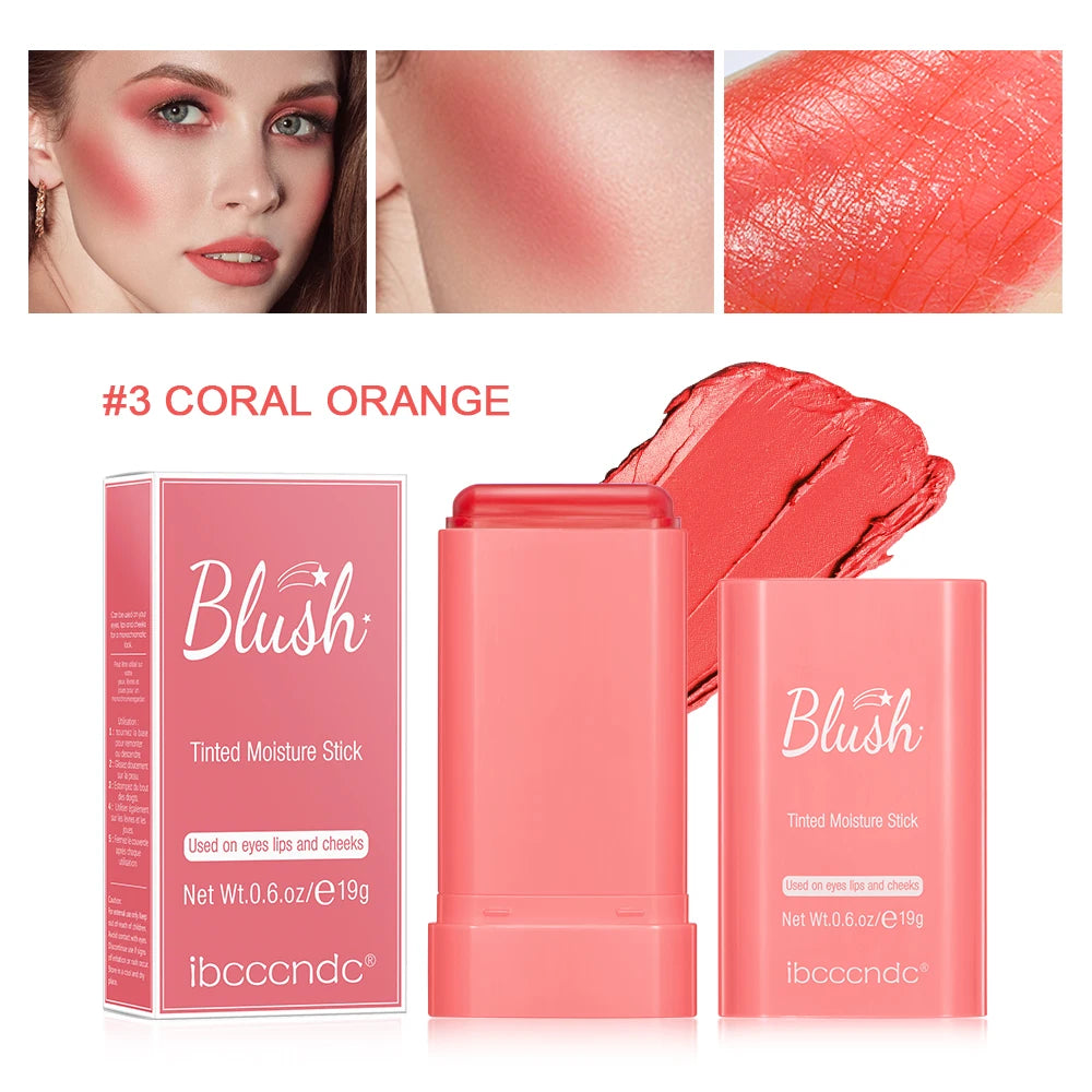 ibcccndc Multi-Use Blush Stick – Long-Lasting Creamy Blusher