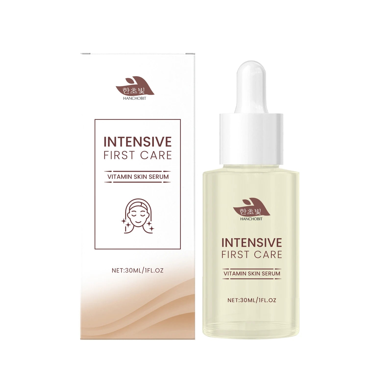 Vitamin Hydrating Serum Repair Damaged Barrier Firming Increase Skin Elasticity Reduce Fine Lines Smoothing Skin Care Essence Oasis Select 30ml boxed