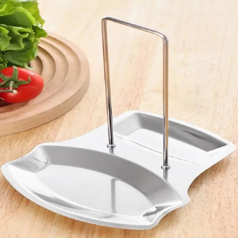 1Pcs Stainless Steel Pot Lid Holder Kitchen Storage Rack for Utensils And Dish Storage Multi-Functional Home Use Organizer Oasis Select