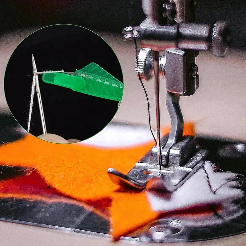 1-20Pcs Automatic Needle Threader DIY Tool Home Hand Sewing Machine Device Thread Auto Needle Cross Stitch Sewing Accessories Oasis Select