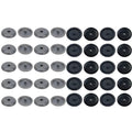 5/10/20pairs Car Safety Seatbelt Stopper Buckle Automobile Seat Belt Spacing Limit Stop Plastic Anti-slip Buttons Retainer Oasis Select 20 pairs Mix