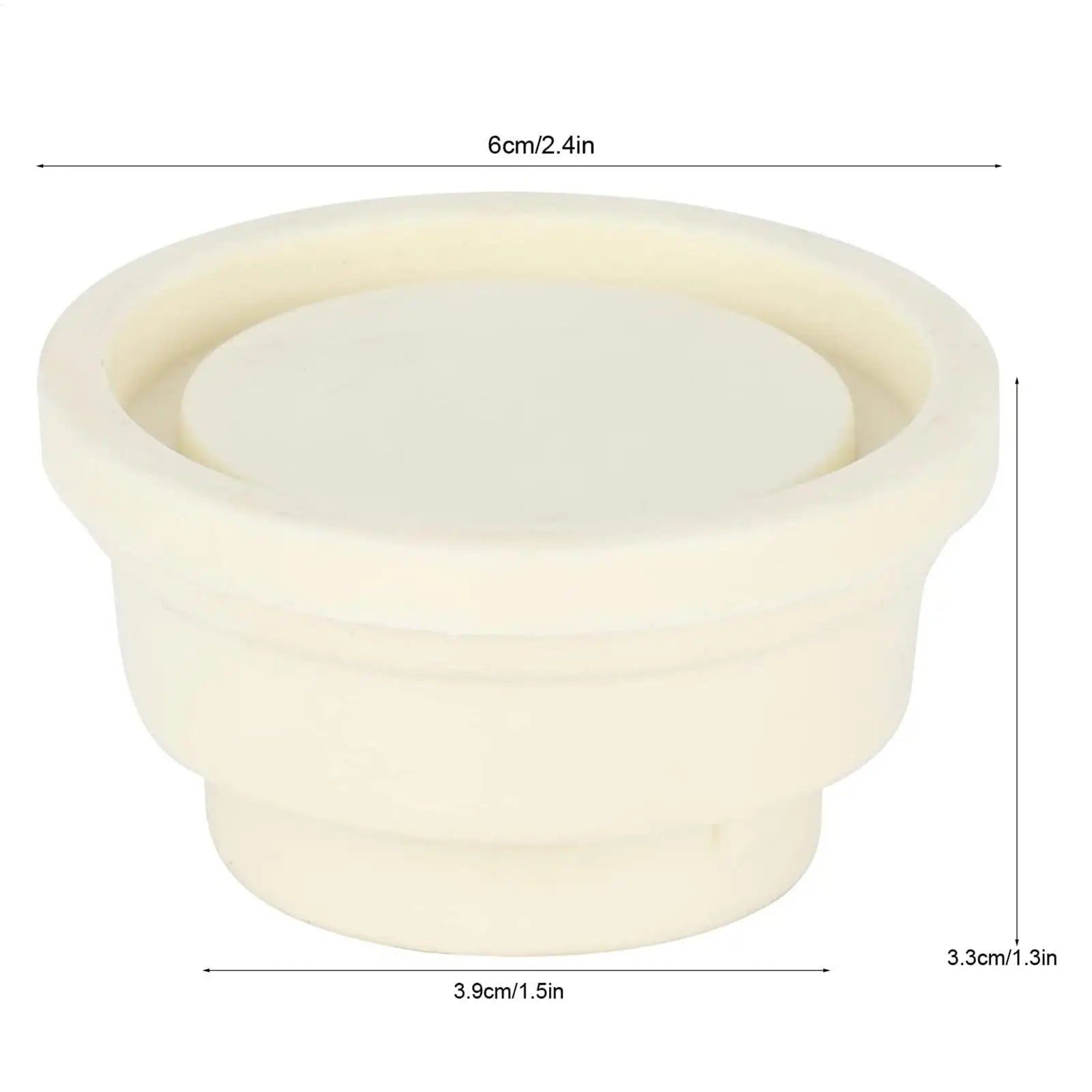 Ladder Bumper, Set of 2pcs White Ladder Rubber Plug for Swimming Pool Ladders Swimming Pool Accessory Oasis Select
