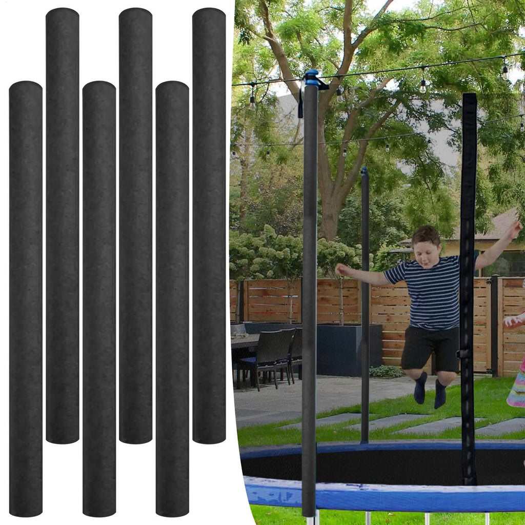 Trampoline Pole Foam Sleeves 6 Pieces Trampoline Enclosure Protection Tubes Padding Replacement Sturdy Secure for Safe Outdoor Oasis Select