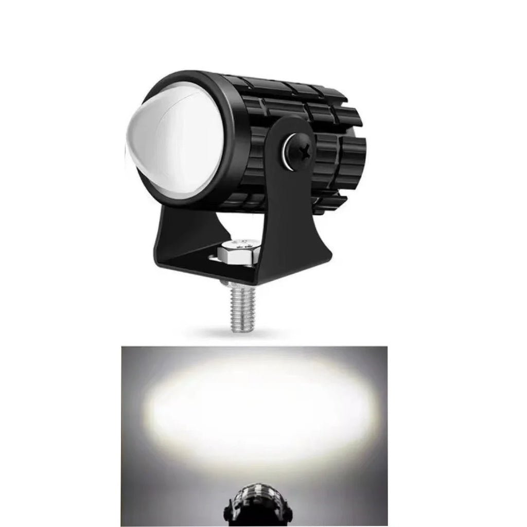 1/2PCS Motorbike LED Spotlights, Dual Color Universal Mini Driving Light for Truck & Off-road Oasis Select white 1pcs