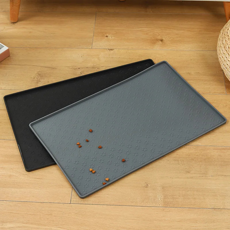 Silicone material dog drinking water and eating mat cat mat pet mat waterproof wear-resistant durable easy to clean pet supplies Oasis Select