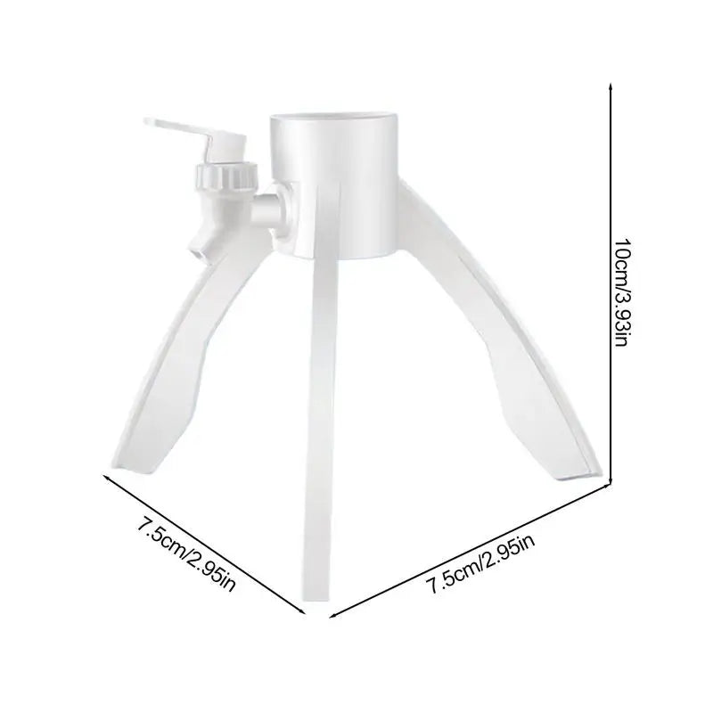 Barreled Water Rack Inverted Bottled Water Stand Triangle Bracket Mineral Water Support Tripod with Spigot Water Jug Drinking Oasis Select