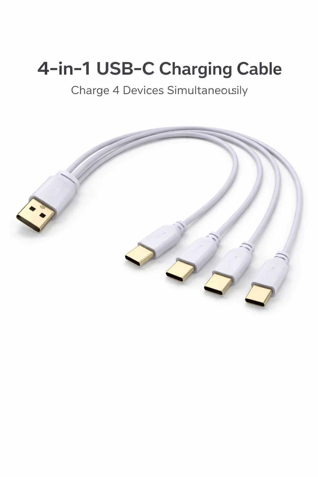 4-in-1 USB-C Charging Cable For Battery And other device Oasis Select