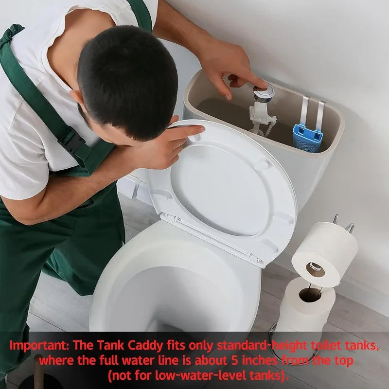 Toilet Solid Dispenser Tank Replacement Part | Plastic, Glam Style, Contemporary Style, No Electricity Needed, Convenient a Oasis Select