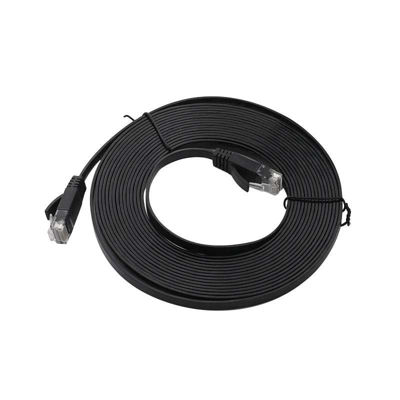 Gigabit Cat6 Ethernet Cable Flat Lan Cord High Speed 1000Mbps cat 6 Network RJ45 Cable for PS5 PC IPTV Xbox Internet Router Oasis Select