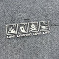 Love Camping, Love Life. Car Sticker Decoration Waterproof For Window And Bumper Stickers Of Cars, Trucks And Motorcycles Oasis Select D2