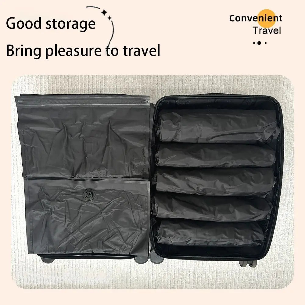 New Reusable Hand Roll Vacuum Bags Space Saver Portable Vacuum Compression Bag Dustproof Luggage Vacuum Storage Bag for Travel Oasis Select
