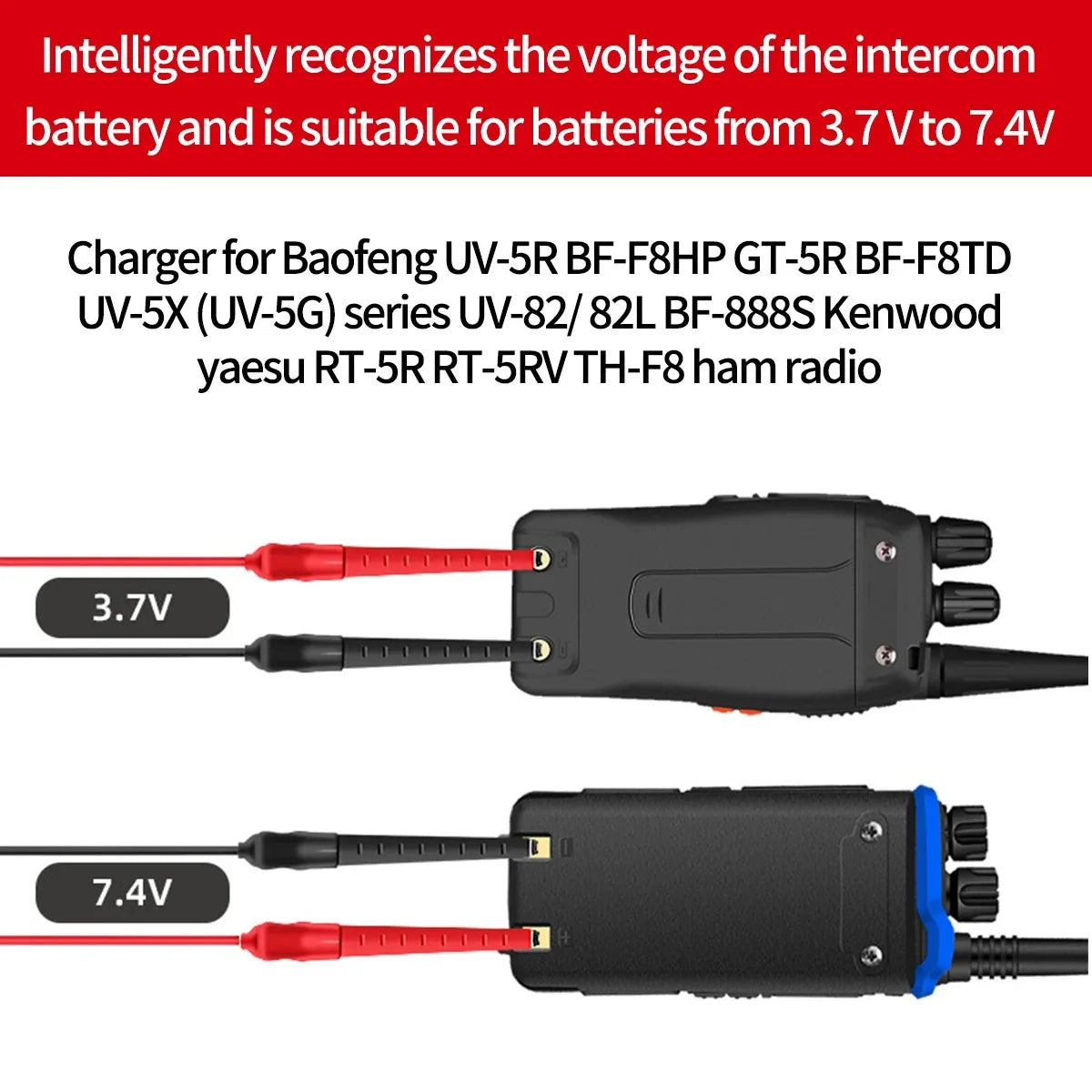Universal USB Charger Cable for BaoFeng UV-5R UV-82 BF-888S Radio Radio Charger Cable Oasis Select