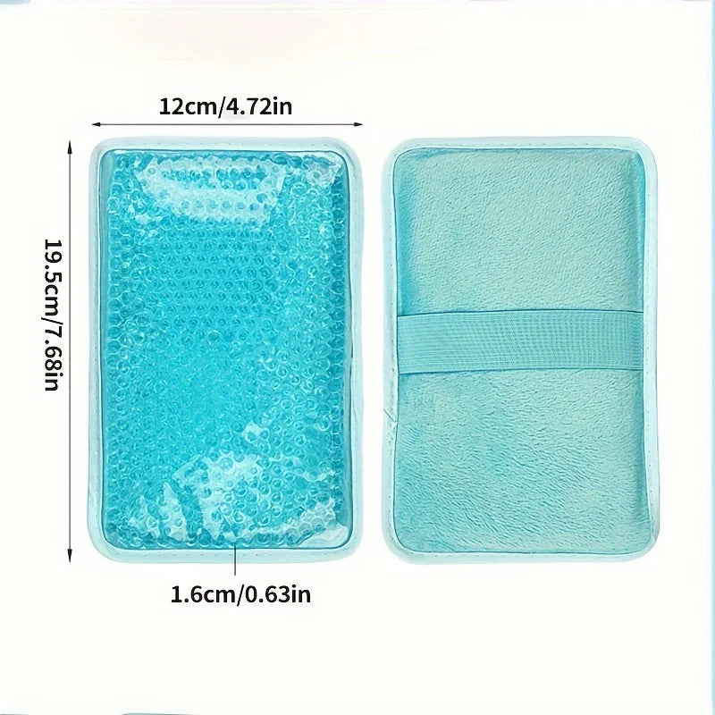 Hot & Cold Gel Compress Pack with Strap – Reusable Ice Pillow Hot Cold Compress Pack Oasis Select