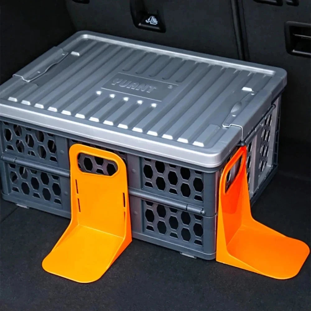 Multifunctional Car Back 2/1pcs Auto Trunk Organizer Rack Luggage Box Stand Shake-proof Fence Storage Holder Tools Oasis Select