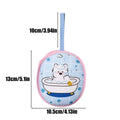 Soap Foaming Net Mesh Pouch with Lanyard Fast Foaming Shower Travel Holder Net Bath Flower Scrubbing Bathroom Accessories Oasis Select Blue