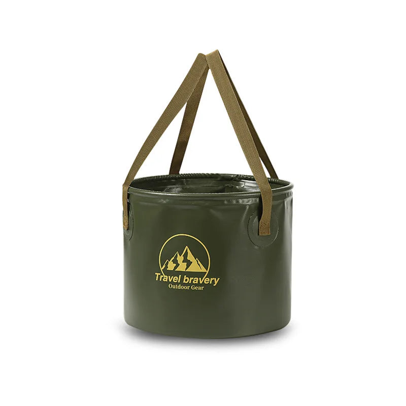 Folding Portable Bucket with Lid 5L 10L 20L | Camping Car Wash