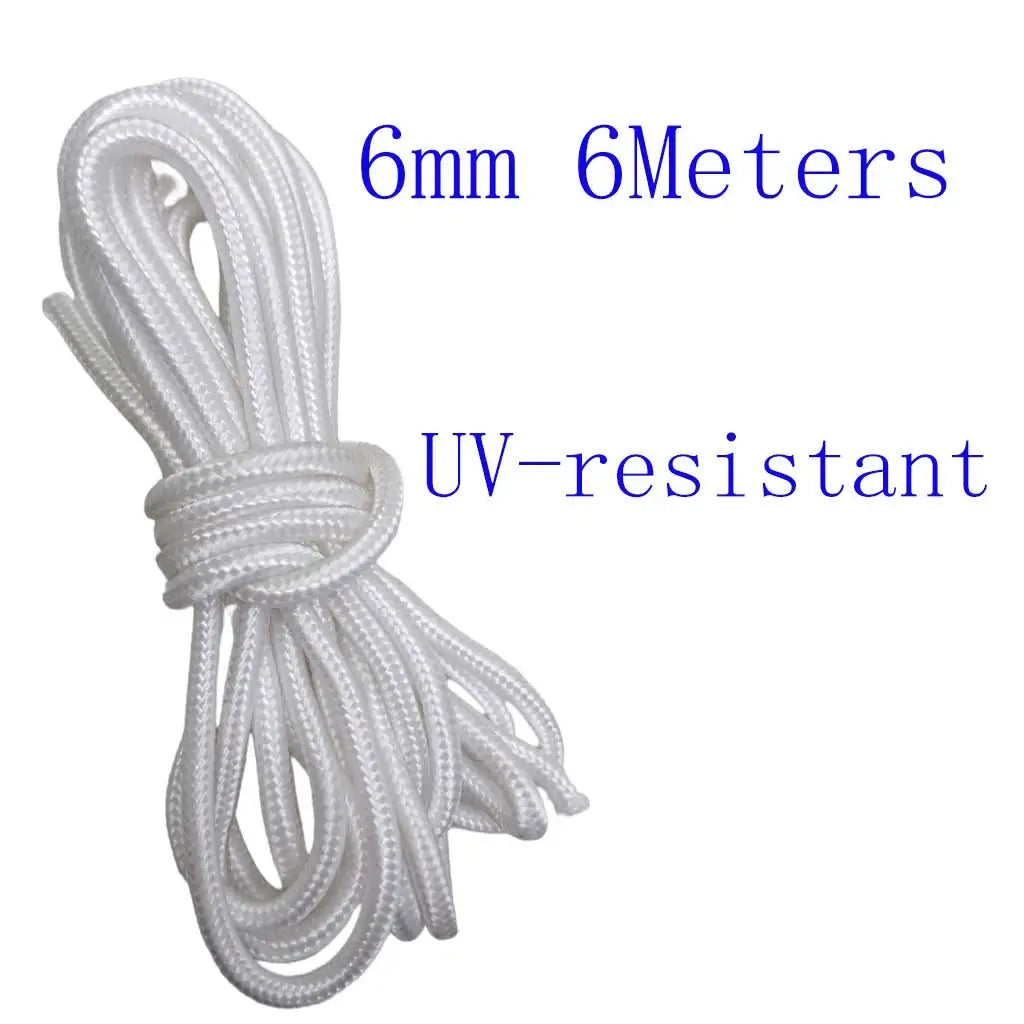 6Meters 6mm Side UV-resistant Inflatable Boat gunwale line Water Fishing Raft Side Rope Safety Line Oasis Select