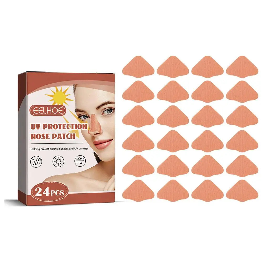 1/2 Packs Sun Nose Guard Sun Protection Nose Patch UV Nose Protection for Outdoor & Sports from Tanning, Cuttable & Breathable Oasis Select pack of 1