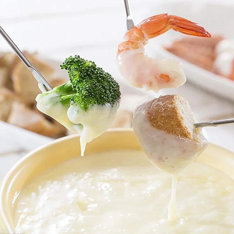 Stainless Steel Fondue Forks, Long Forks Cheese Fondue Forks For Chocolate Fountain Cheese Fondue Roast Marshmallows Oasis Select