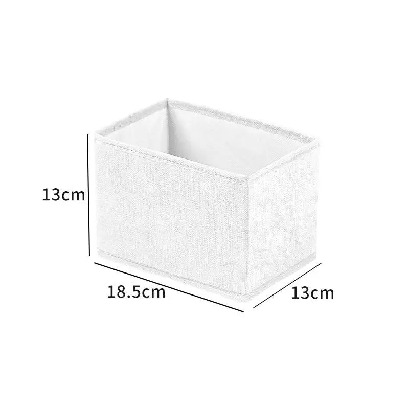 Clothes Organizer Storage Box Underwear Bra Socks Cabinet Drawer Organizer T-Shirt Storage Basket Wardrobe Storage Organizers Oasis Select S White