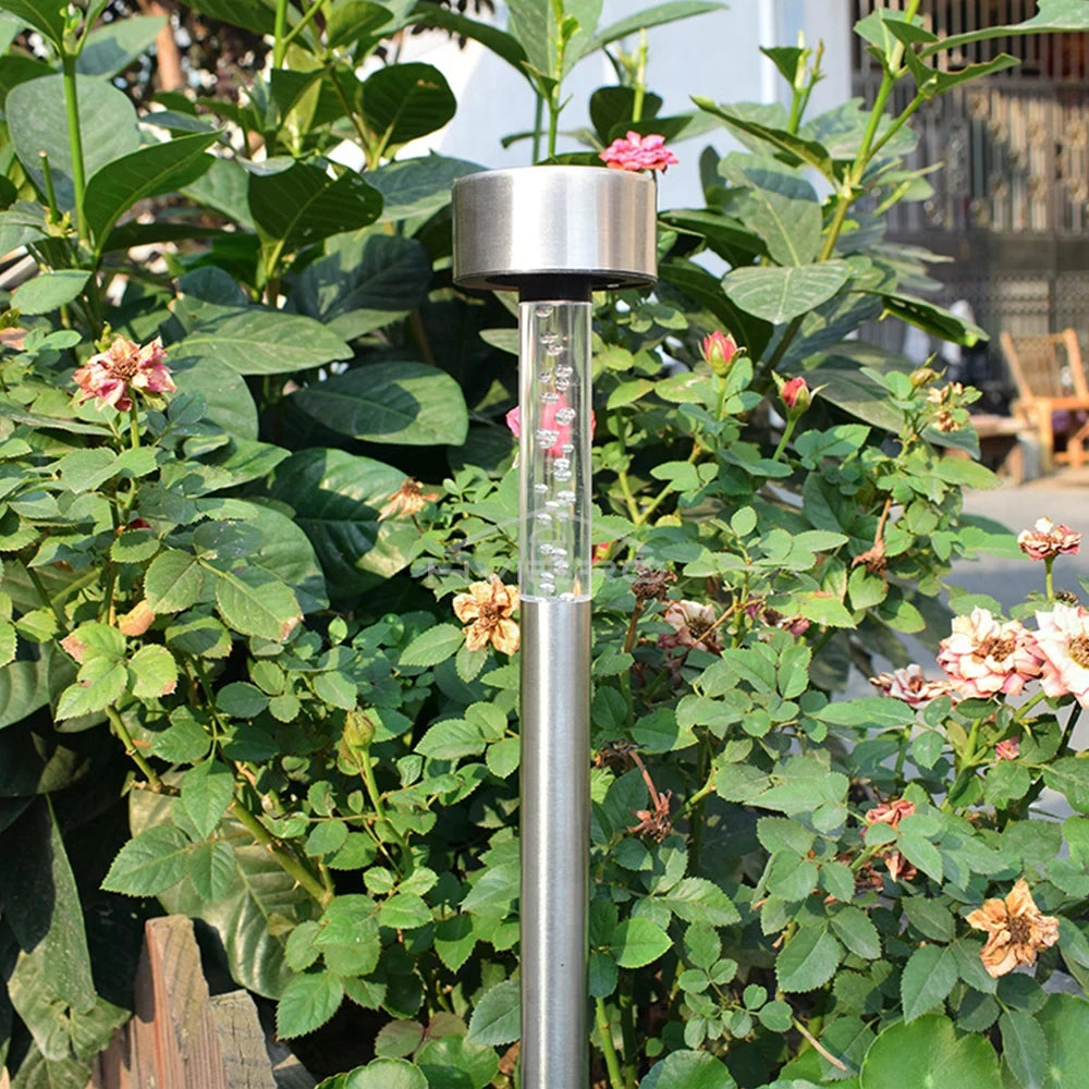 Solar Acrylic Tube Garden Stake Light – IP65 Colorful LED