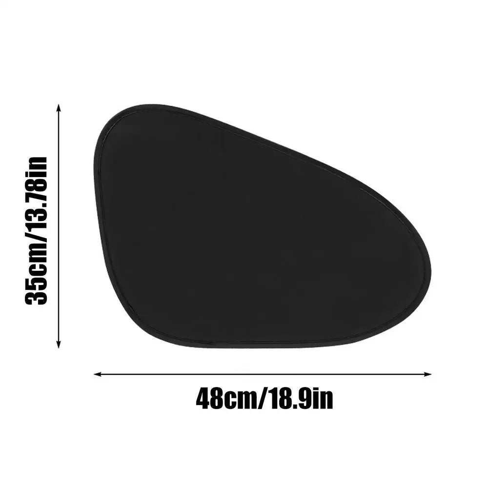 Summer Electrostatic Sun Visor for Car Side Window Sun Shade Curtains Anti-Glare UV-Blocker Auto Sun Protection Cover Visor Oasis Select left front
