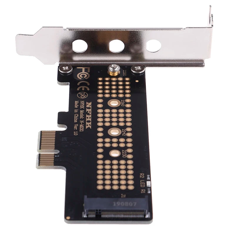 NVMe PCIe M.2 NGFF SSD to PCIe x1 adapter card PCIe x1 to M.2 card with bracket Oasis Select