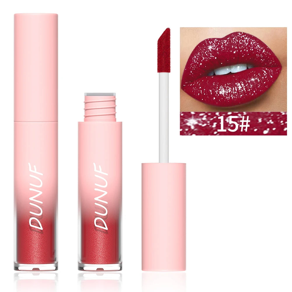 1pcs Pearlescent Lipstick - Waterproof Long-Lasting Lip Gloss Easy to Paint Exquisite Gift Stage Makeup Daily Makeup Universal Oasis Select 15